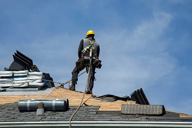 Professional Gutter Installation technician working in Sun City, AZ